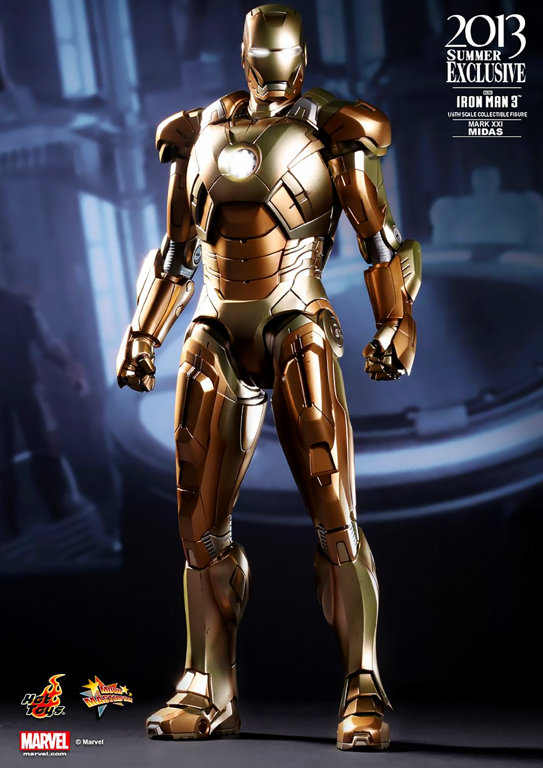 HOT TOYS MARVEL IRON MAN 3: MIDAS COLLECTIBLE FIGURE 1/6 - MMS208 - Anotoys Collectibles