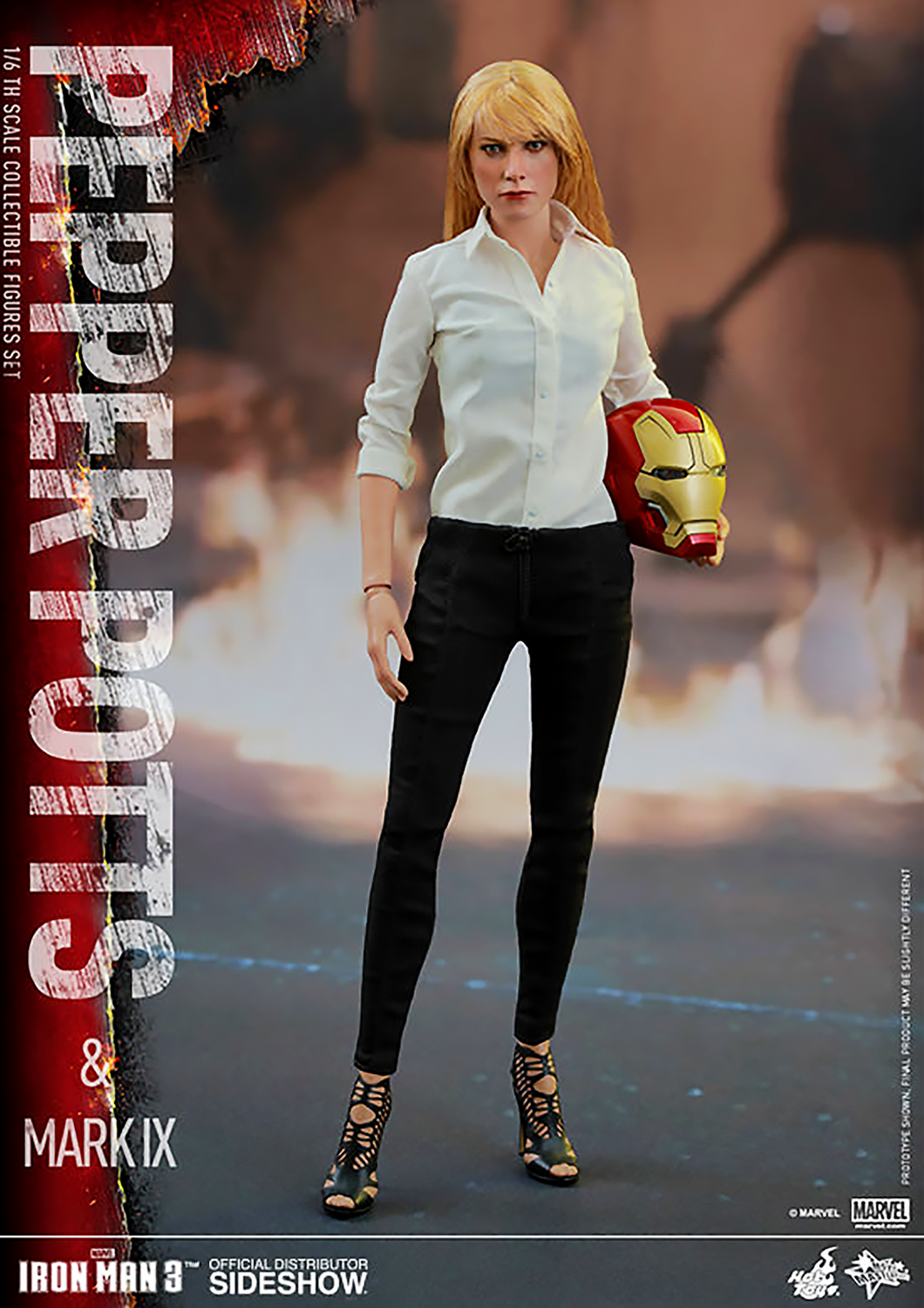 HOT TOYS MARVEL IRON MAN 3 : PEPPER POTTS 1/6 MMS310 - Anotoys Collectibles