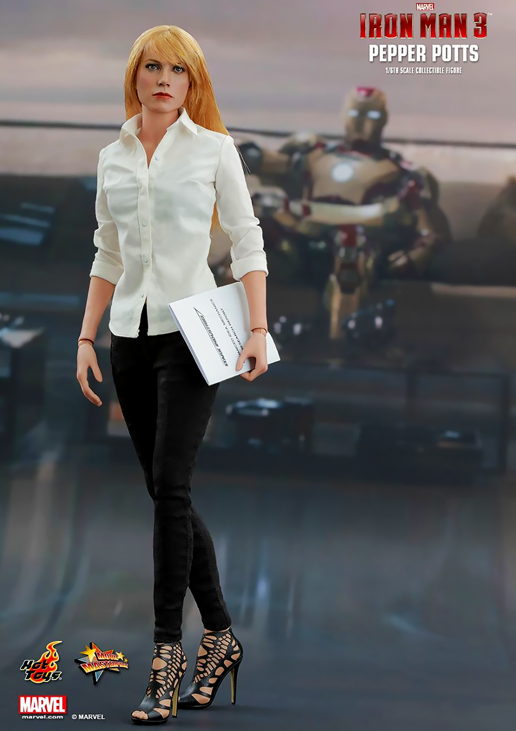 HOT TOYS MARVEL IRON MAN 3 : PEPPER POTTS 1/6 MMS310 - Anotoys Collectibles