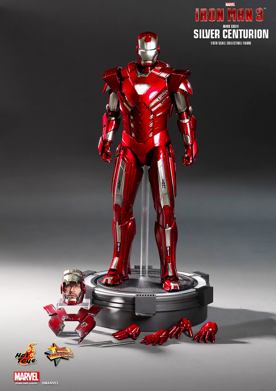 HOT TOYS MARVEL IRONMAN 3: SILVER CENTURION SPECIAL EDITION (MARK 33) 1/6TH - MMS213 - Anotoys Collectibles