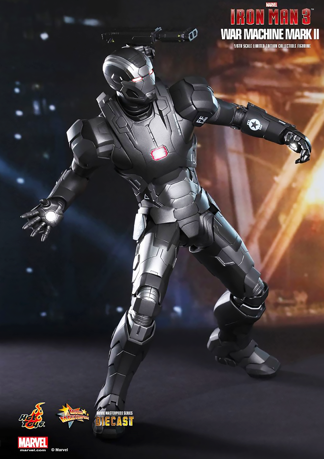 HOT TOYS MARVEL IRONMAN 3: WAR MACHINE MARK 2 (SPECIAL EDITION) DIECAST 1/6 MMS198D03SE - Anotoys Collectibles