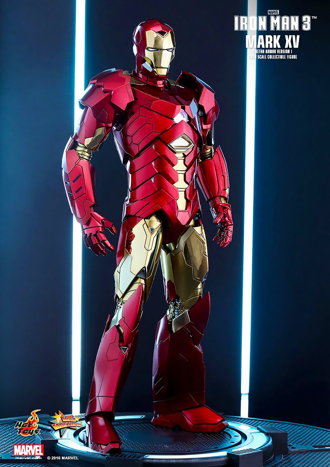 BUNDLE: Hot Toys Iron Man Mark 15 Sneaky Retro (Shanghai Ex.) + Hot Toys Iron Man Mark IV (Holographic Ver.)