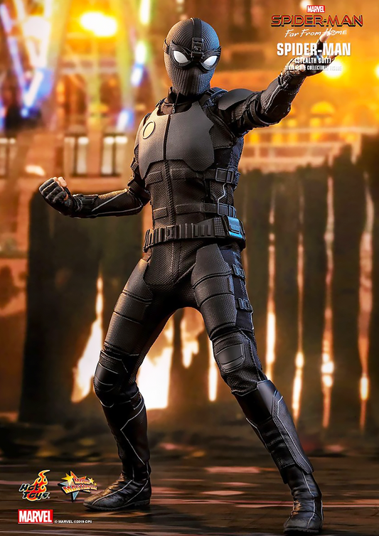 HOT TOYS MARVEL SPIDER-MAN FAR FROM HOME: SPIDER-MAN STEALTH SUIT) COLLECTIBLE FIGURE 1/6 MMS540 - Anotoys Collectibles