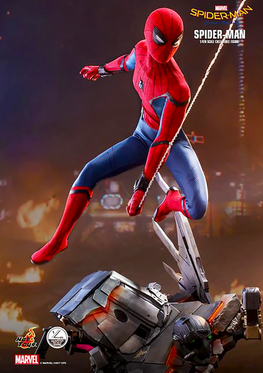 HOT TOYS MARVEL SPIDER-MAN: HOMECOMING SPIDER-MAN 1/4 COLLECTIBLE FIGURE - QS014 - Anotoys Collectibles