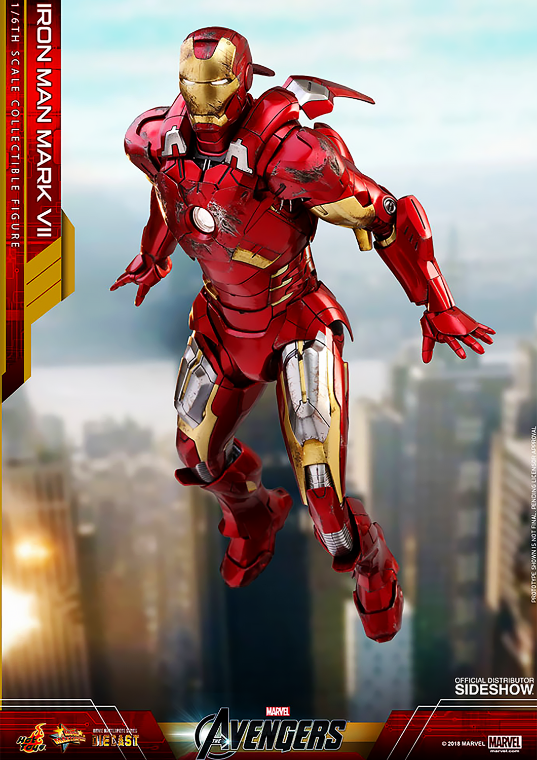 HOT TOYS MARVEL THE AVENGERS IRON MAN COLLECTIBLE FIGURE MARK VII - MARK 7 SPECIAL EDITION 1/6 MMS500-D27SE - Anotoys Collectibles