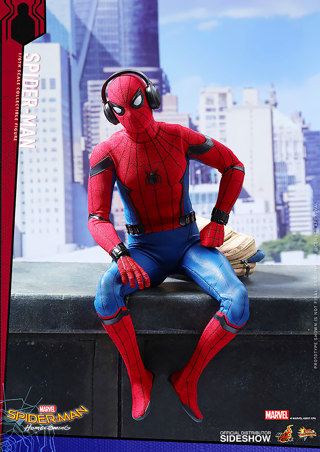 HOT TOYS SPIDERMAN: HOMECOMING - SPIDERMAN (REGULAR VERSION) - MMS425 - Anotoys Collectibles