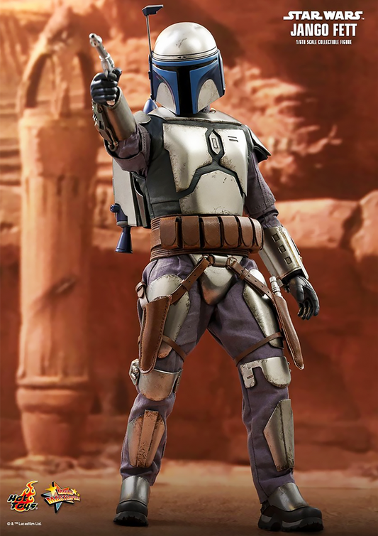 HOT TOYS STAR WARS EPISODE II ATTACK OF THE CLONES JANGO FETT 1/6 MMS589 - Anotoys Collectibles