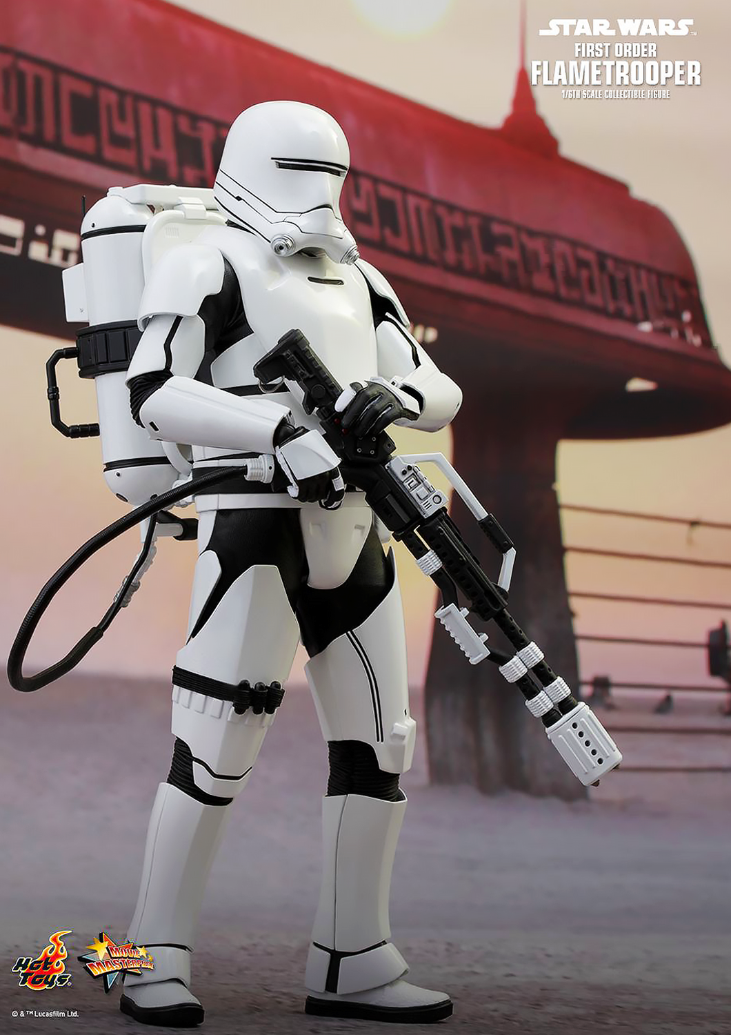 HOT TOYS STAR WARS EPISODE VII: THE FORCE AWAKENS - FIRST ORDER FLAME TROOPER 1/6 MMS326 - Anotoys Collectibles