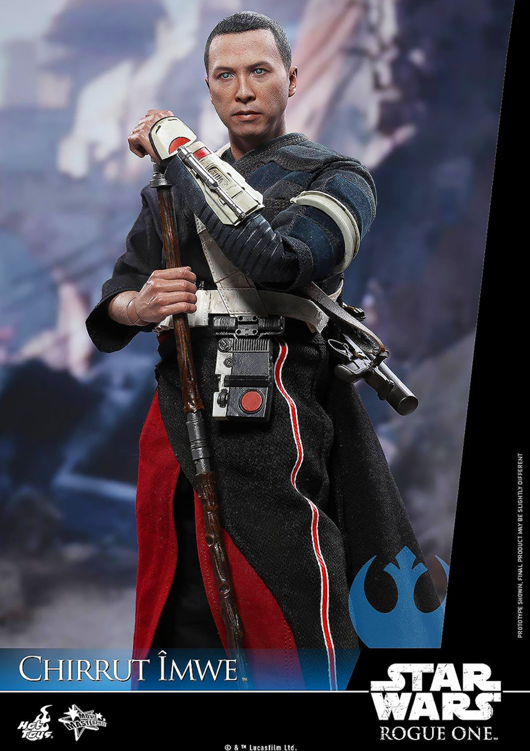 HOT TOYS STAR WARS ROGUE ONE CHIRRUT IMWE (DELUXE VERSION) 1/6 SCALE - MMS403 - Anotoys Collectibles