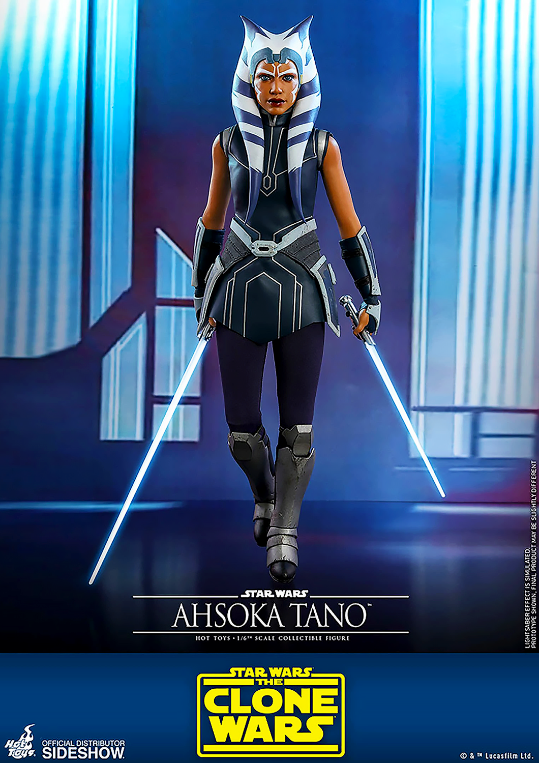 HOT TOYS STAR WARS THE CLONE WARS AHSOKA TANO 1/6 TMS021 - Anotoys Collectibles