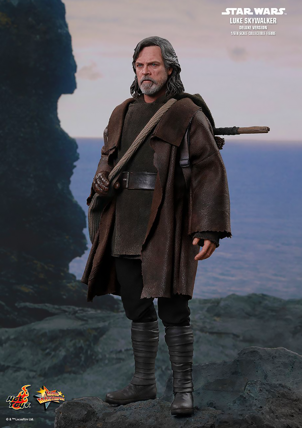 HOT TOYS STAR WARS THE LAST JEDI LUKE SKYWALKER (DELUXE VERSION) COLLECTIBLE FIGURE 1/6 - MMS458 - Anotoys Collectibles