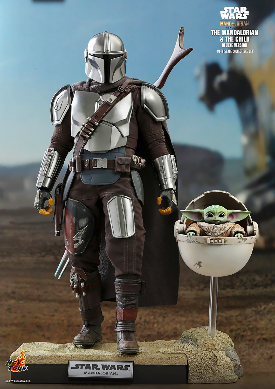 HOT TOYS STAR WARS THE MANDALORIAN AND THE CHILD DELUXE VERSION 1/6 TMS015 - Anotoys Collectibles