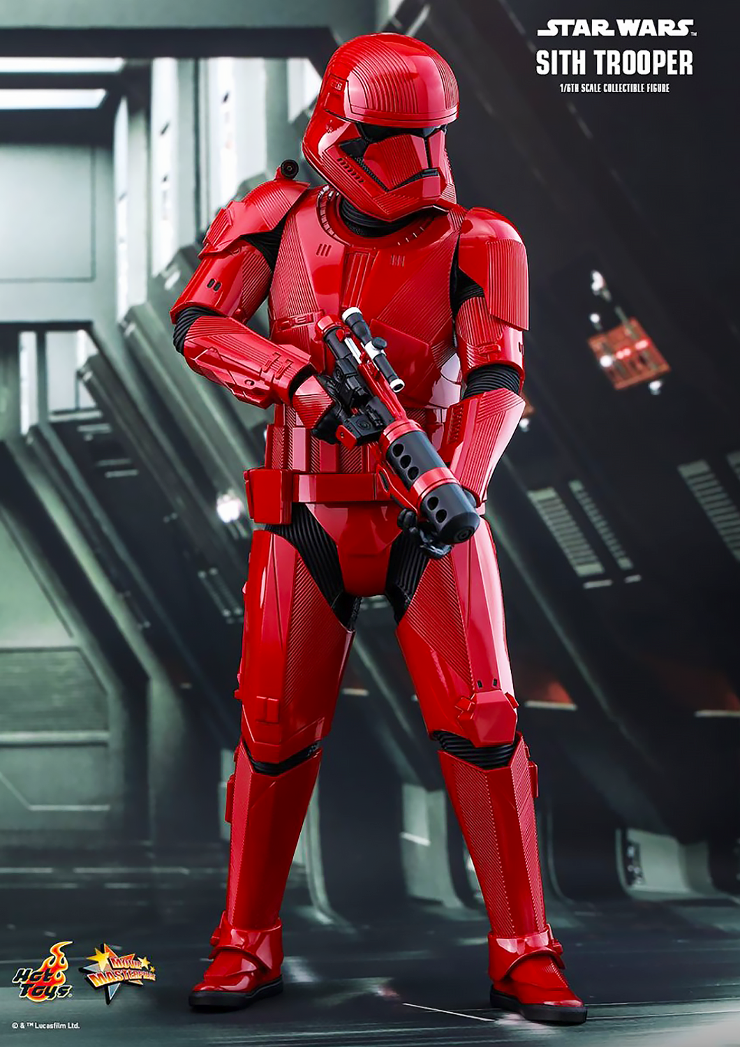 HOT TOYS STAR WARS THE RISE OF SKYWALKER SITH TROOPER COLLECTIBLE FIGURE 1/6TH SCALE - MMS544 - Anotoys Collectibles