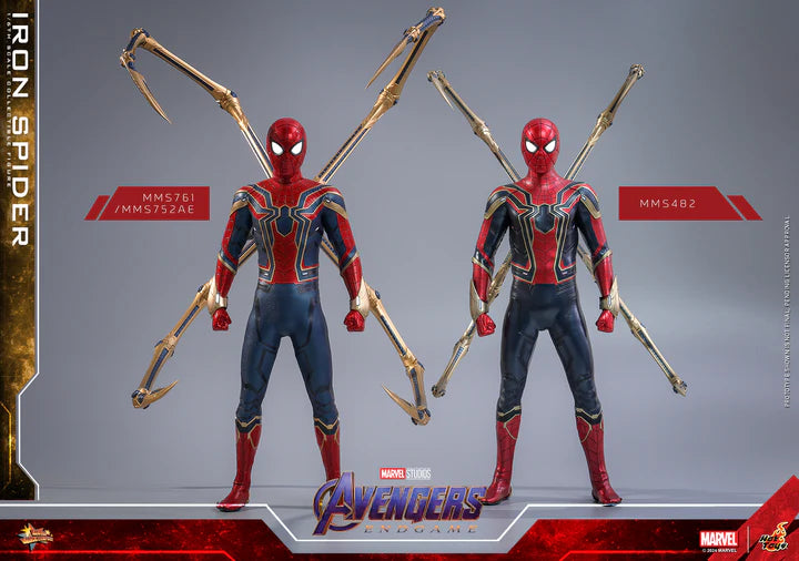 HOT TOYS MARVEL’S AVENGERS: ENDGAME - 1/6TH SCALE IRON SPIDER COLLECTIBLE FIGURE (SCULPTED HAIR VERSION) - MMS761