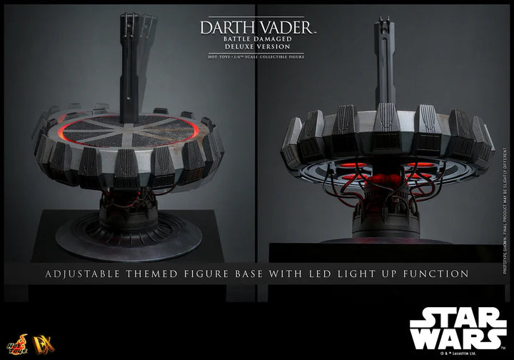 HOT TOYS STAR WARS - 1/6TH SCALE DARTH VADER (BATTLE DAMAGED) COLLECTIBLE FIGURE (DELUXE VERSION) - DX45