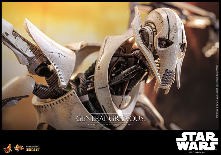 HOT TOYS STAR WARS EPISODE III: REVENGE OF THE SITH - 1/6TH SCALE GENERAL GRIEVOUS COLLECTIBLE FIGURE - MMS760D67