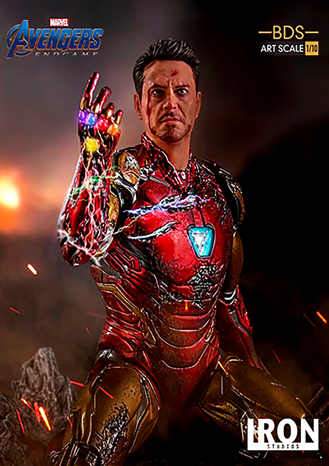 アメコミ iron studios iron man 1/10 Iron Man Mark XLII Art Scale 1:10 Statue by Iron Studios