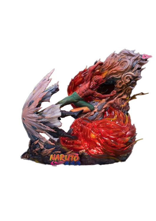 INFINITY STUDIOS NARUTO SHIPPUDEN MIGHT GUY VERSUS UCHIHA MADARA LIMITED EDITION STATUE IFAC0004 - Anotoys Collectibles
