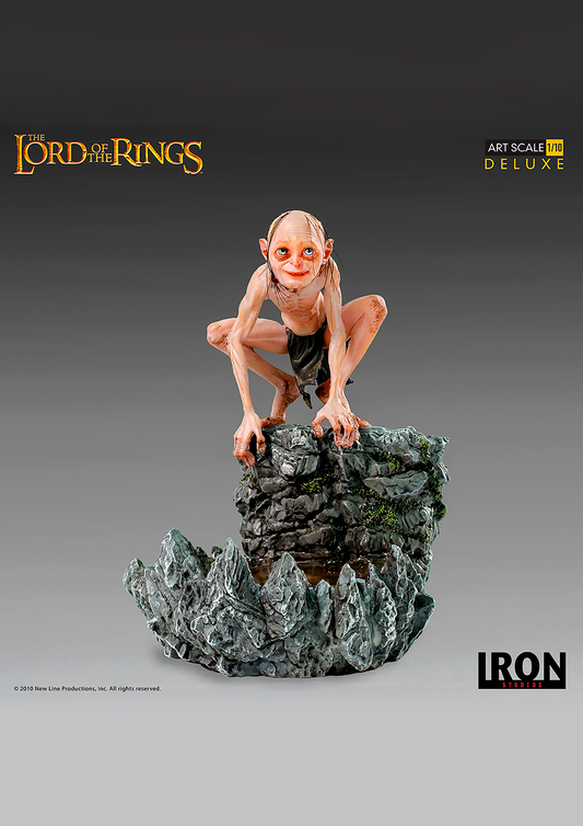 IRON STUDIOS - GOLLUM DELUXE ART SCALE 1/10 - LORD OF THE RINGS - WBLOR28120-10 - Anotoys Collectibles