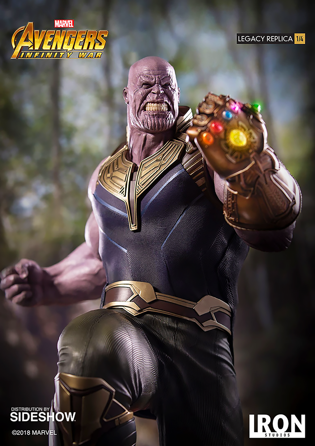 IRON STUDIOS AVENGERS INFINITY WAR THANOS LEGACY REPLICA 1/4 - MARCWR11118-14 - Anotoys Collectibles