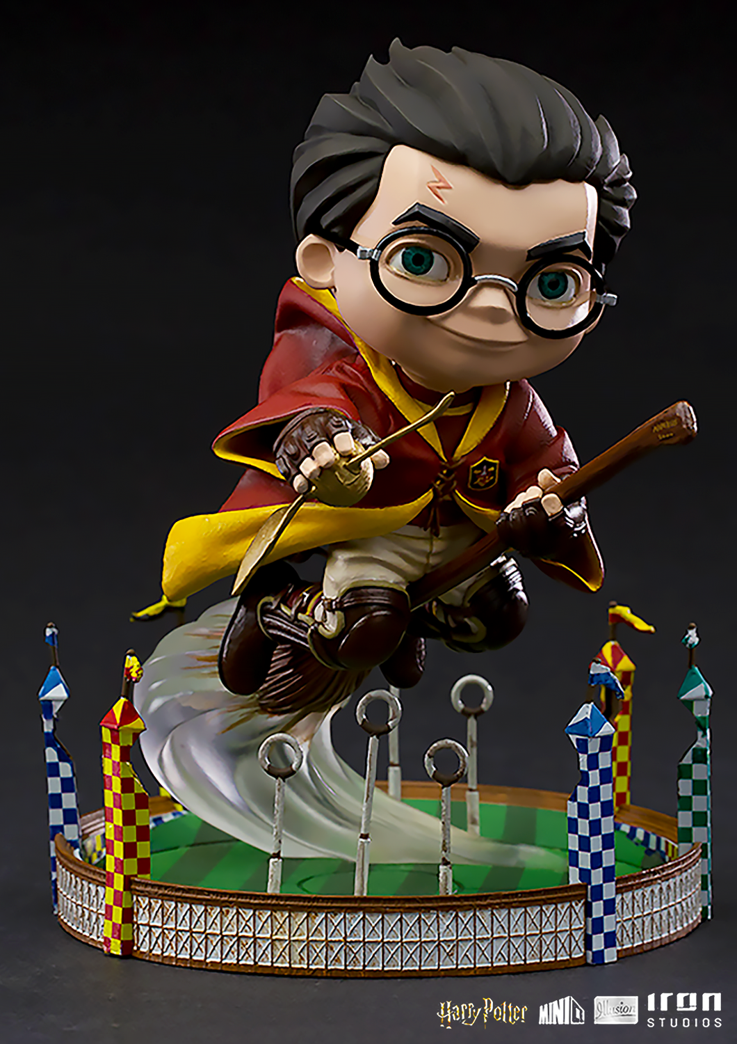 BUNDLE: Iron Studios Minico Harry Potter and Buckbeak + Harry Potter at the Quidditch Match