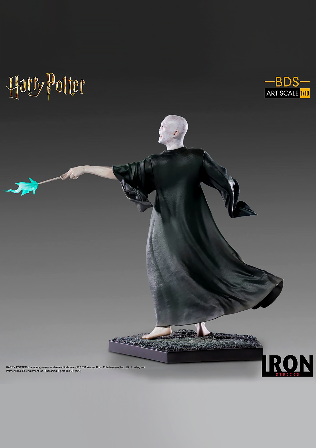 IRON STUDIOS HARRY POTTER VOLDEMORT BDS ART SCALE 1/10 WBHPM27620-10 - Anotoys Collectibles
