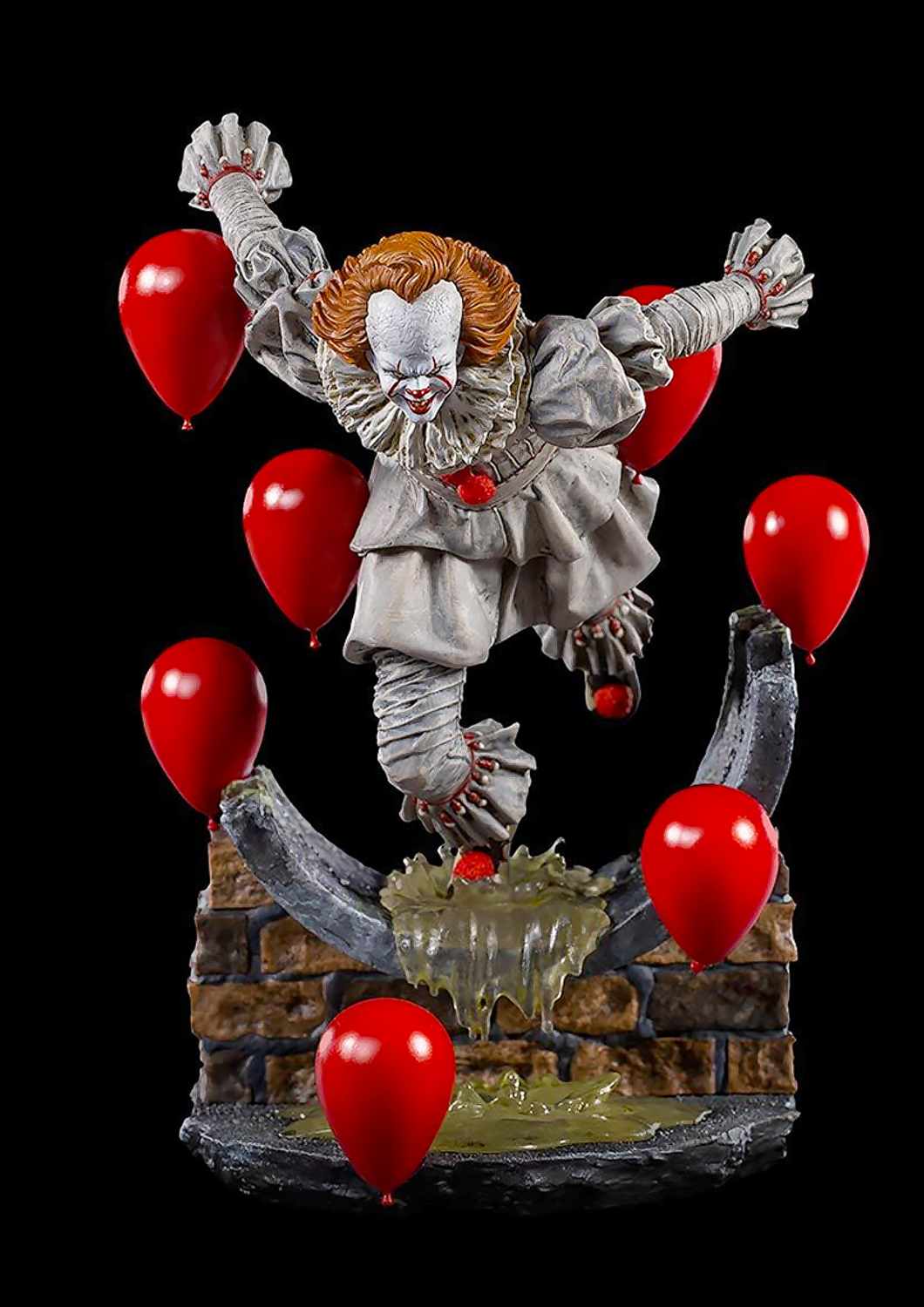 IRON STUDIOS IT CHAPTER TWO PENNYWISE DELUXE ART SCALE 1/10 WBHOR31220-10 - Anotoys Collectibles