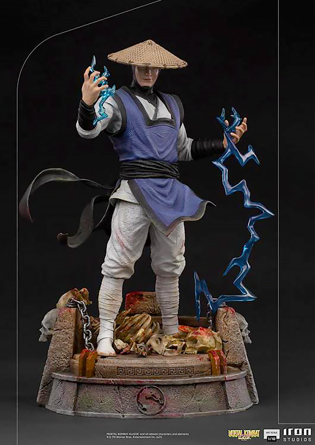 IRON STUDIOS MORTAL KOMBAT II RAIDEN 1/10 ART SCALE STATUE - Anotoys Collectibles