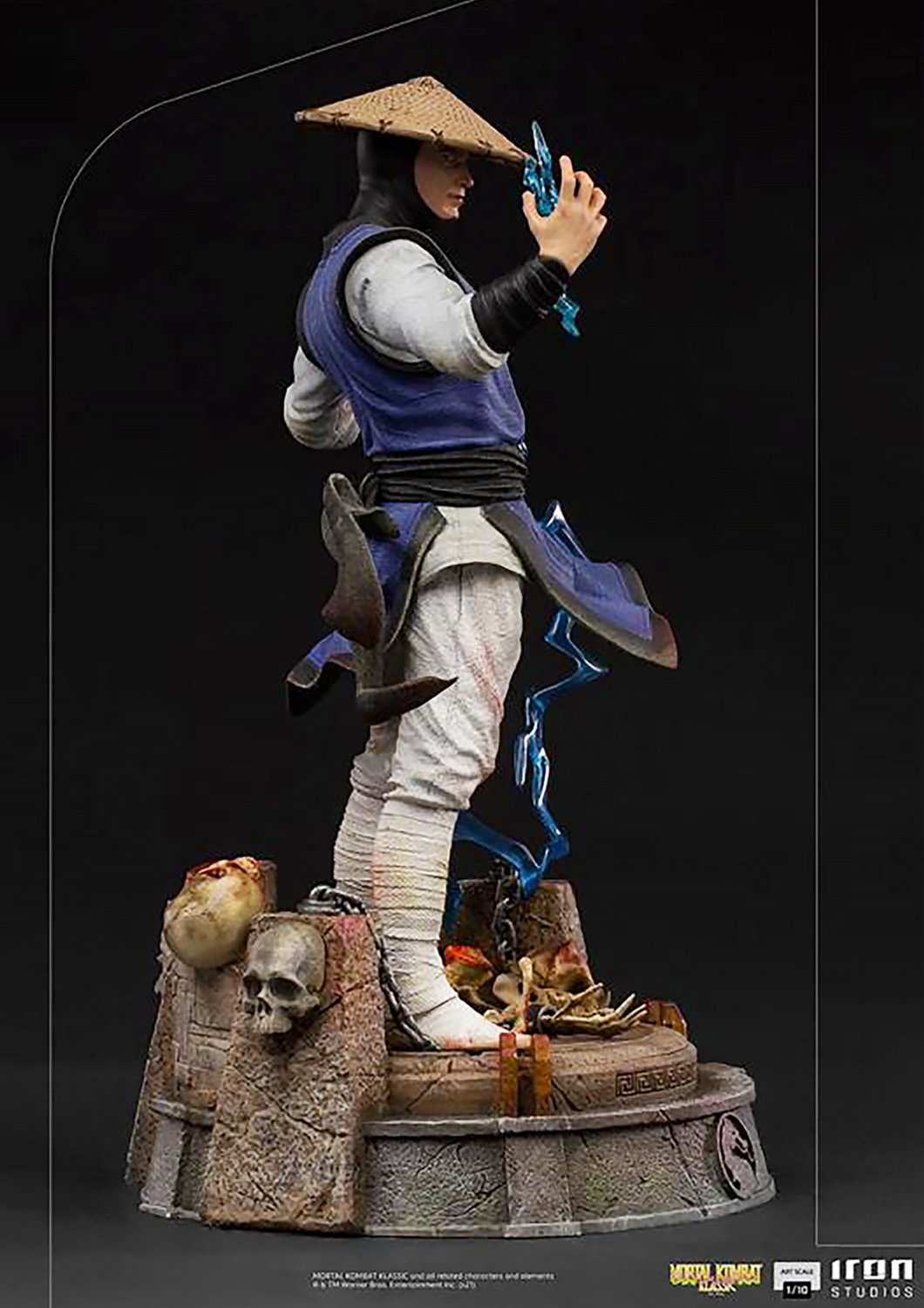 IRON STUDIOS MORTAL KOMBAT II RAIDEN 1/10 ART SCALE STATUE - Anotoys Collectibles