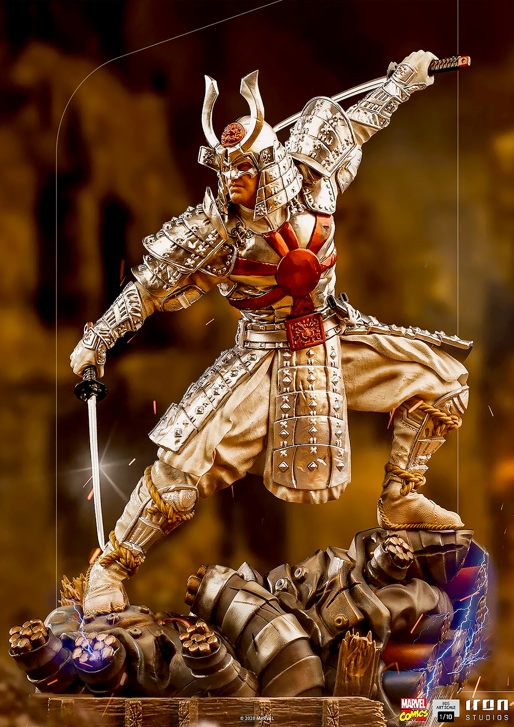 IRON STUDIOS SILVER SAMURAI BDS ART SCALE 1/10 - MARVEL COMICS MARCAS33320-10 - Anotoys Collectibles