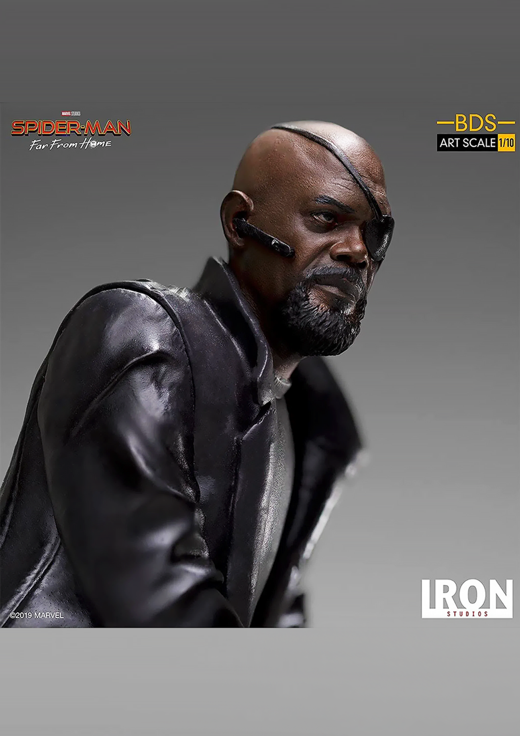 IRON STUDIOS SPIDER MAN FAR FROM HOME NICK FURY 1/10 MARCAS23119-10 - Anotoys Collectibles