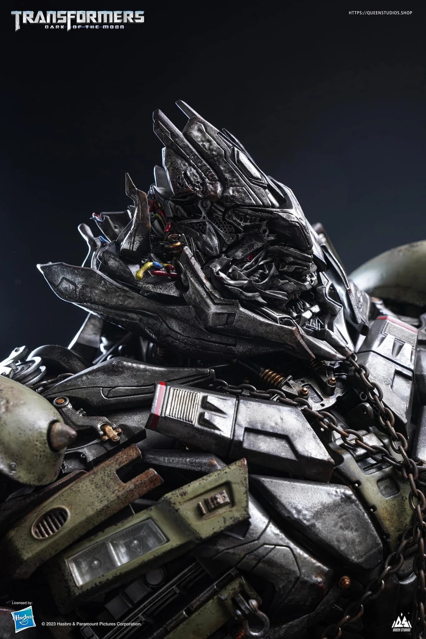 QUEEN STUDIOS TRANSFORMER MEGATRON ON THRONE - QS072