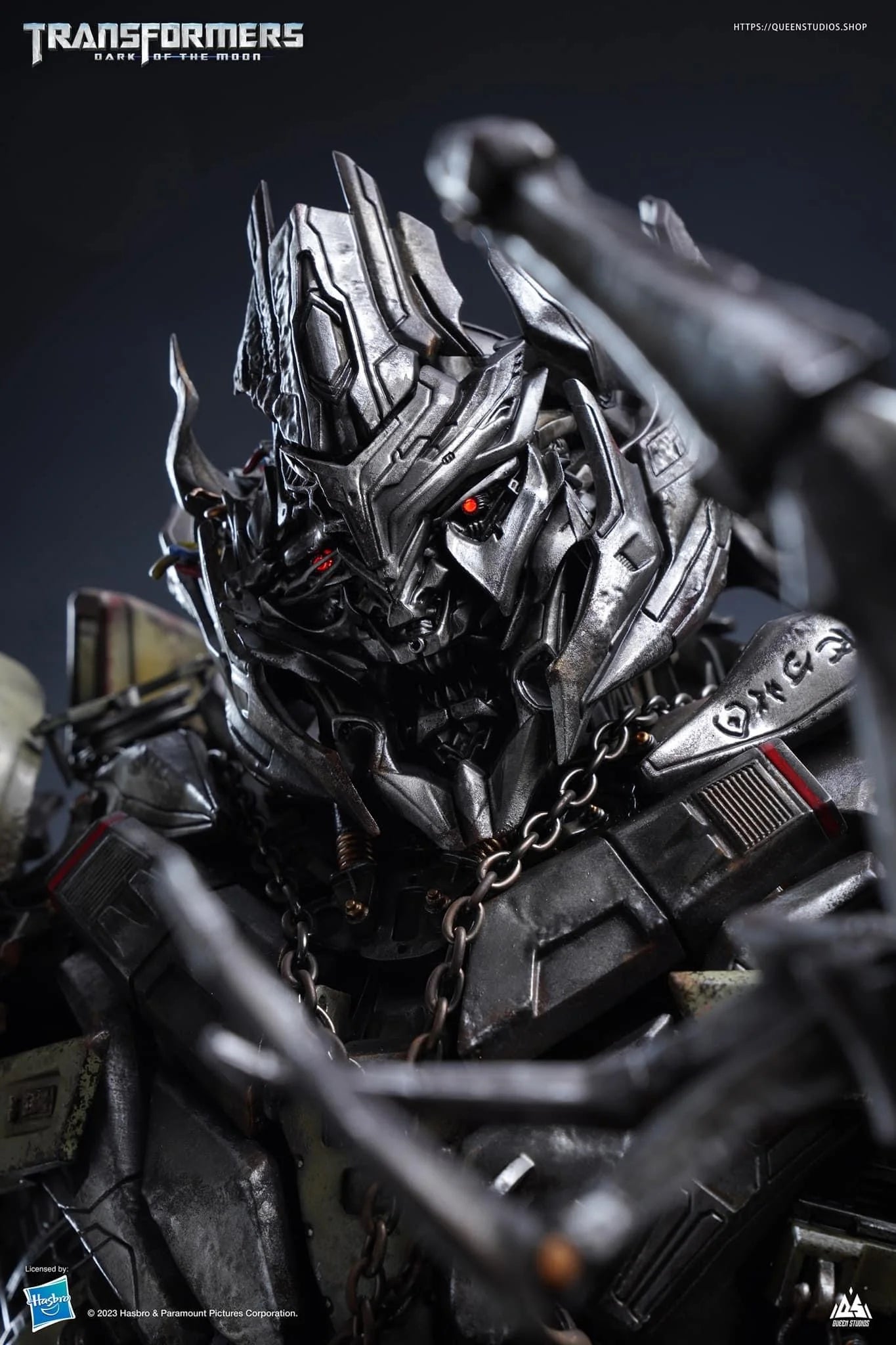 QUEEN STUDIOS TRANSFORMER MEGATRON ON THRONE - QS072