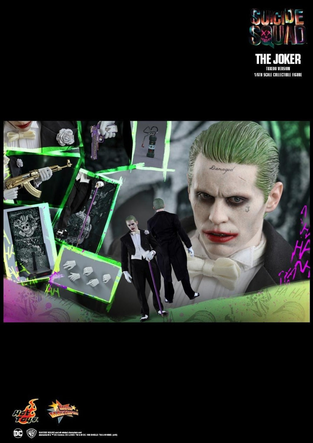 HOT TOYS SUICIDE SQUAD THE JOKER (TUXEDO VERSION) 1/6 MMS395-D - Anotoys Collectibles