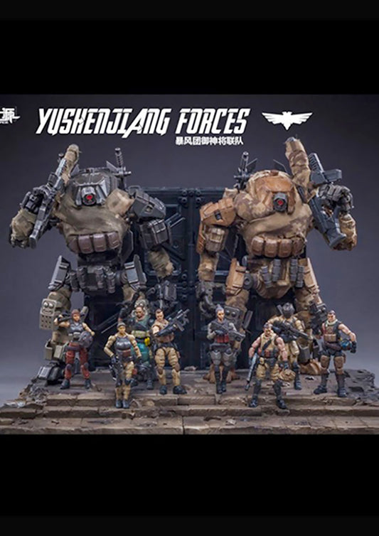 JOYTOYS YU SHENG JIANG FORCE 2 MECHS AND 8 SOLDIERS 1/24 SCALE - YU01 - Anotoys Collectibles