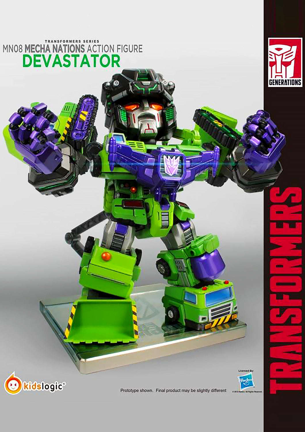 KIDS LOGIC TRANSFORMERS MECHA NATIONS DEVASTATOR - MN-08 - Anotoys Collectibles