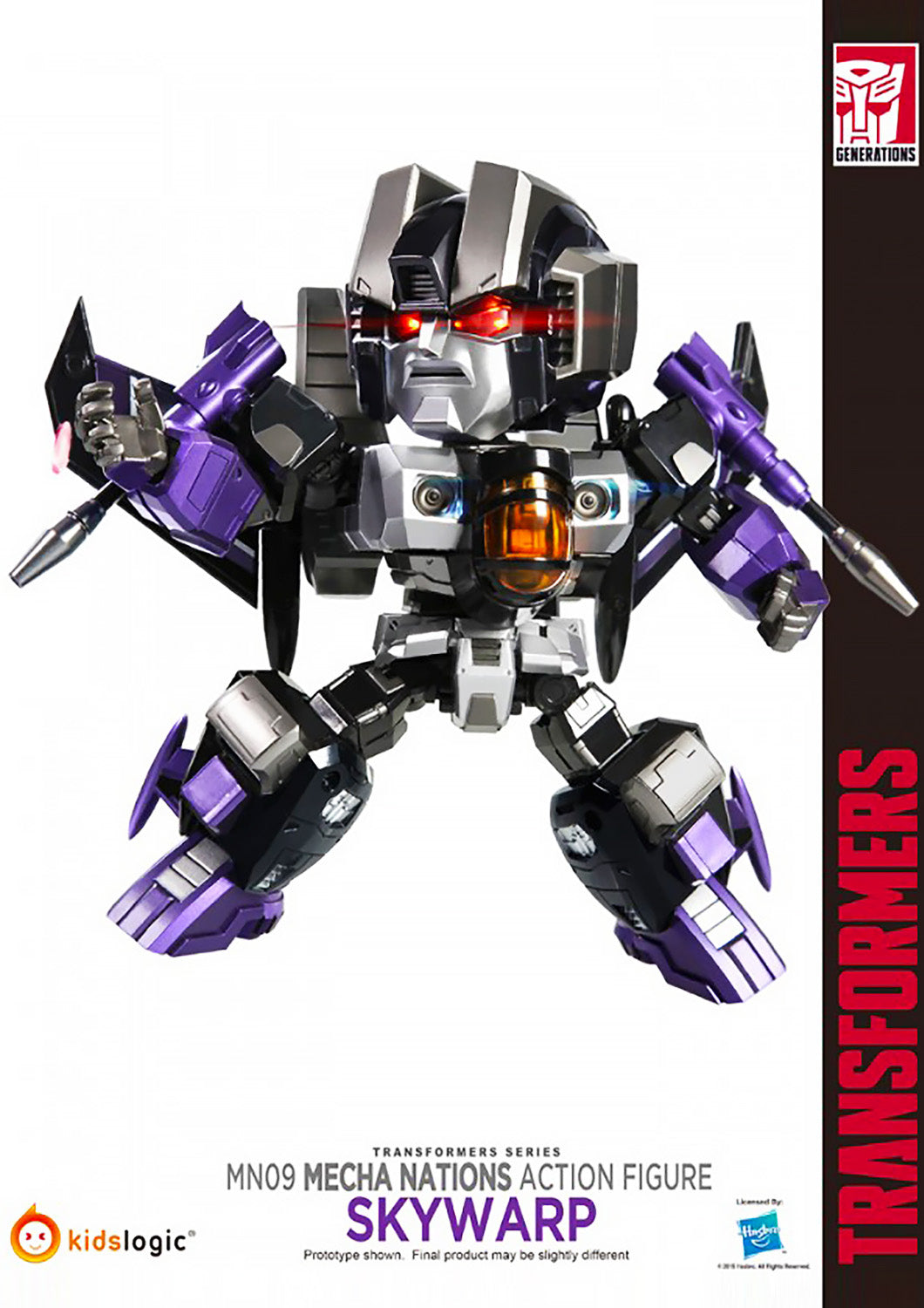 KIDS LOGIC TRANSFORMERS MECHA NATIONS SKYWARP EXCLUSIVE - MN-09 - Anotoys Collectibles