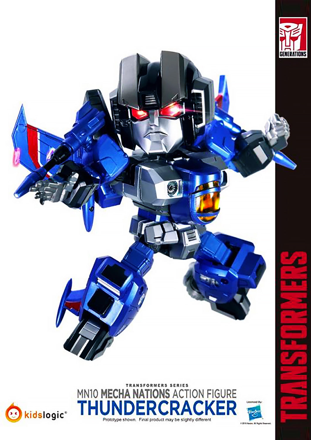 KIDS LOGIC TRANSFORMERS MECHA NATIONS THUNDERCRACKER EXCLUSIVE - MN-10 - Anotoys Collectibles
