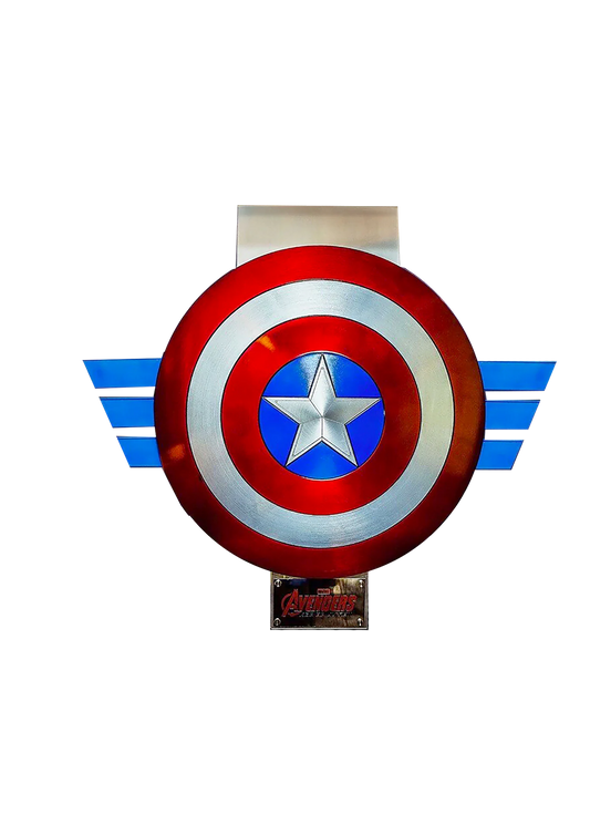 KING ARTS Avengers 2 Captain America Metal Shield Hang Wall 1/1 - MPS022 - Anotoys Collectibles