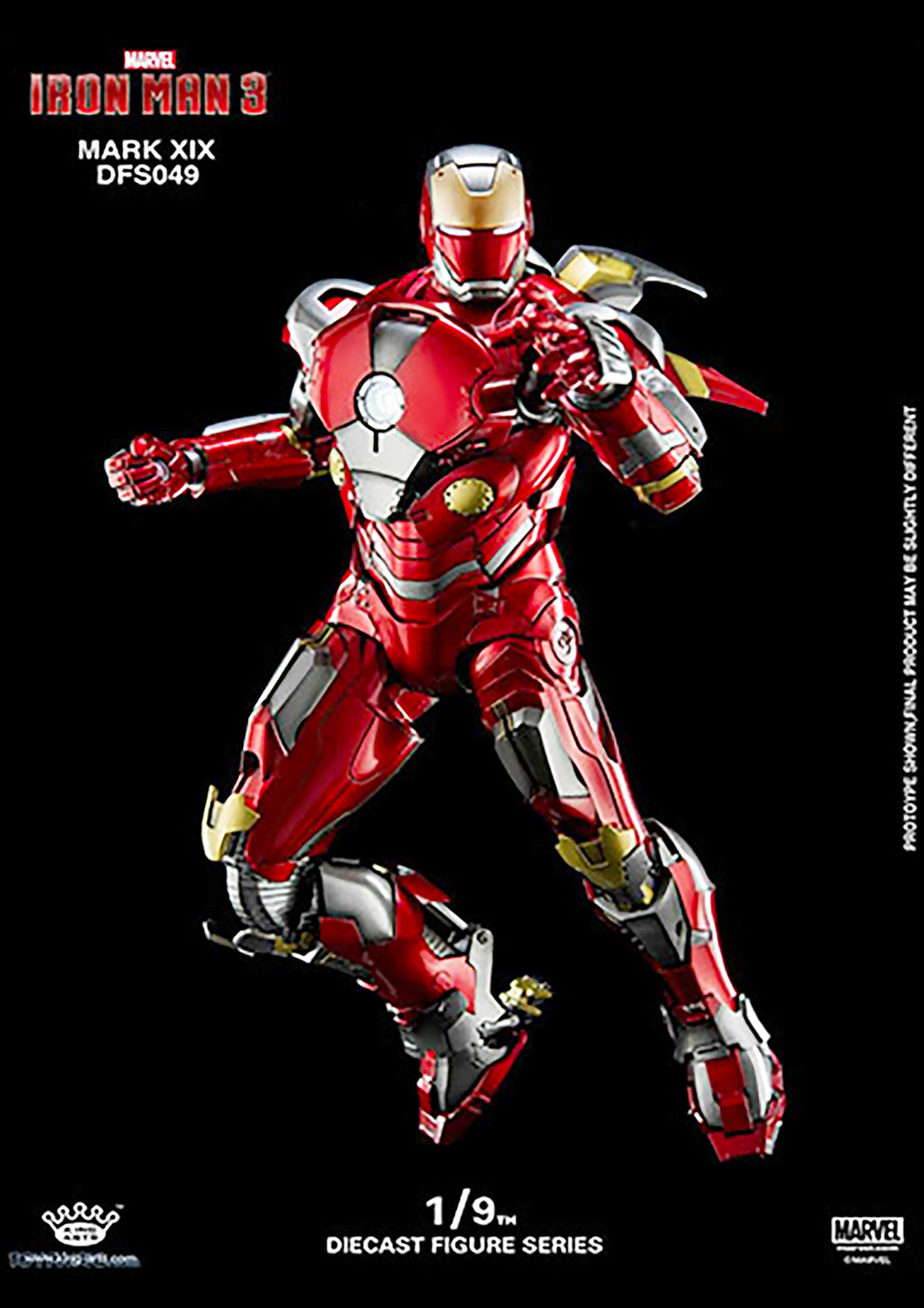 KING ARTS DIECAST IRON MAN MARK XIX - MARK 19 1/9 SCALE - DFS049 - Anotoys Collectibles