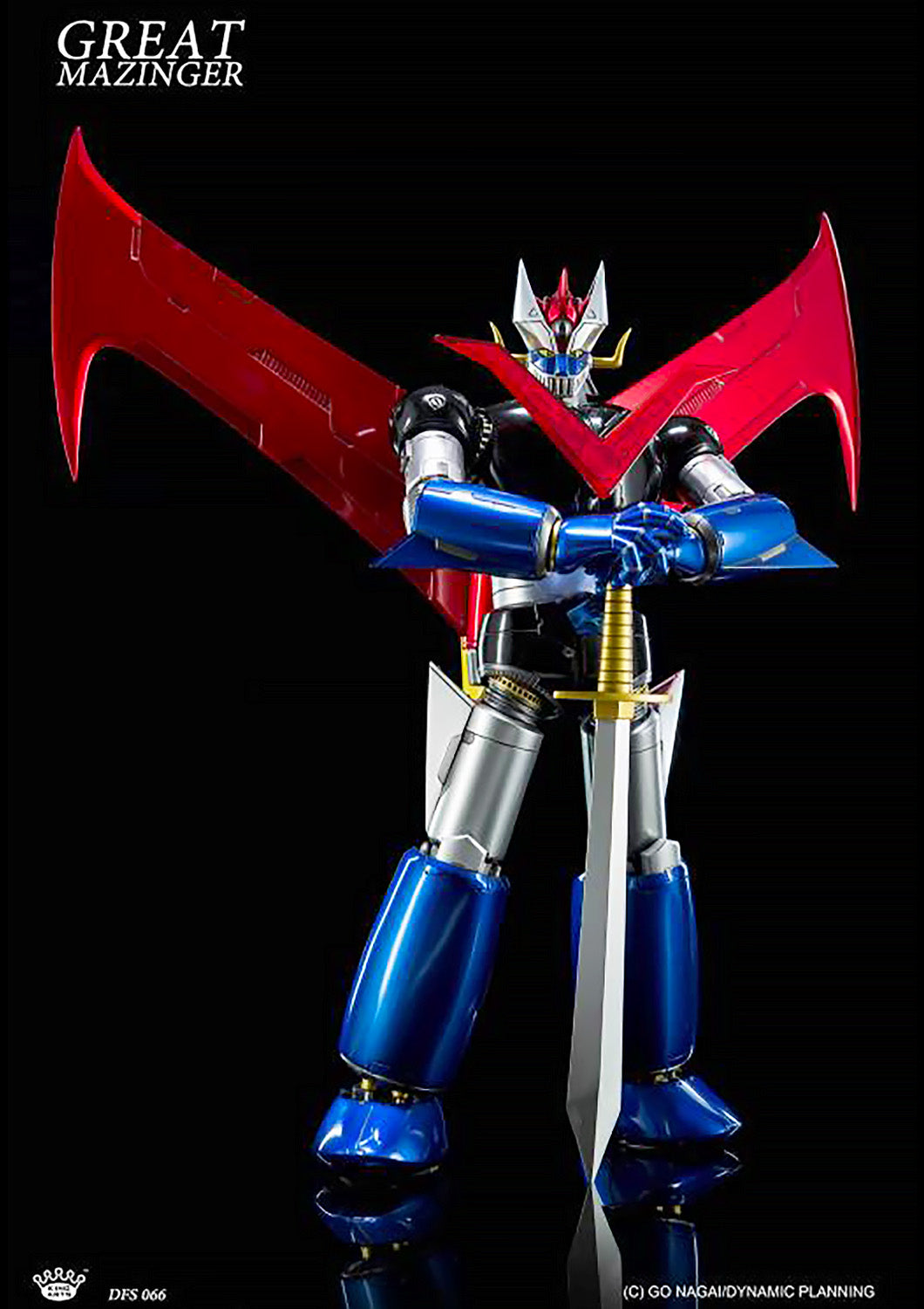 KING ARTS GREAT MAZINGER ACTION FIGURE DIECAST ABS NO. 2 1/9 SCALE DFS066-D - Anotoys Collectibles