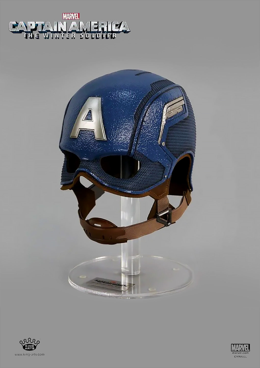 KING ARTS MOVIE PROP SERIES 1/1 CAPT. AMERICA HELMET - MPS028 - Anotoys Collectibles