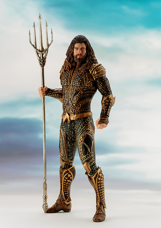 KOTOBUKIYA JUSTICE LEAGUE ARTFX AQUAMAN 1/10 SCALE- SV215 - Anotoys Collectibles