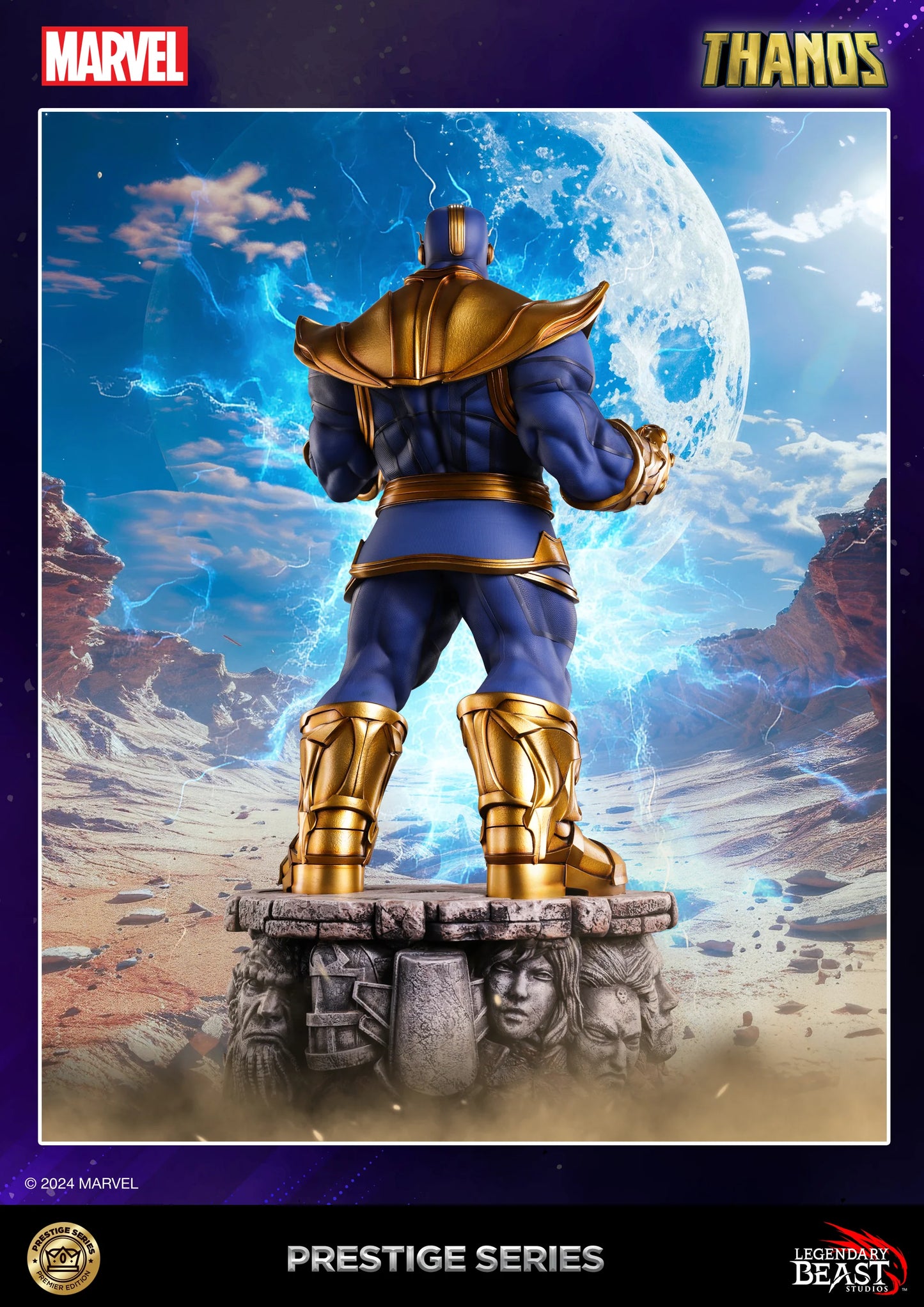 LEGENDARY BEAST STUDIOS - THANOS 1/3 SCALE STATUE - PRESTIGE SERIES (REGULAR)