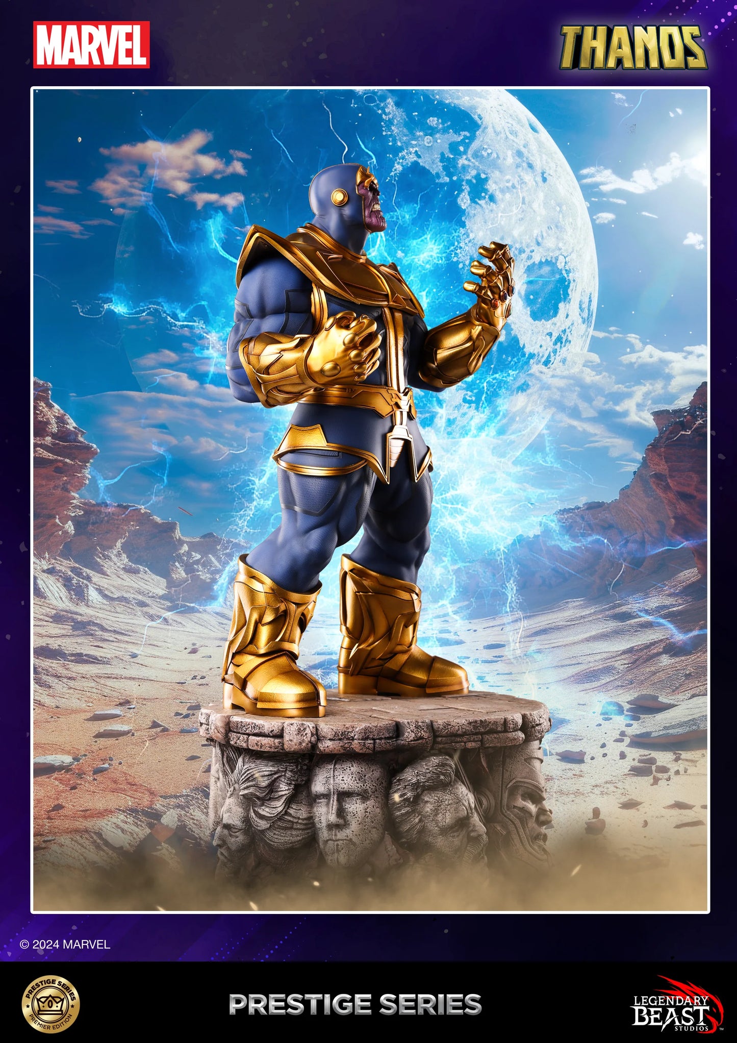 LEGENDARY BEAST STUDIOS - THANOS 1/3 SCALE STATUE - PRESTIGE SERIES (REGULAR)