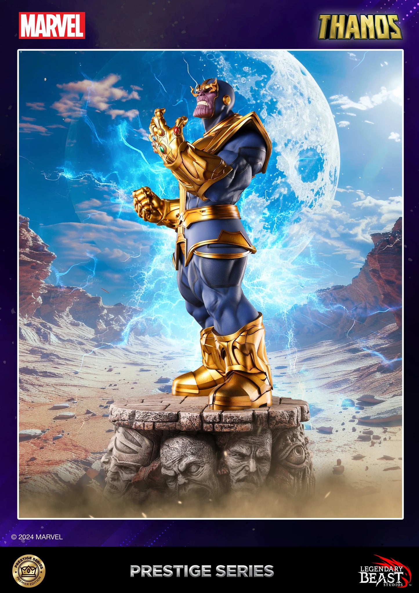 LEGENDARY BEAST STUDIOS - THANOS 1/3 SCALE STATUE - PRESTIGE SERIES (REGULAR)