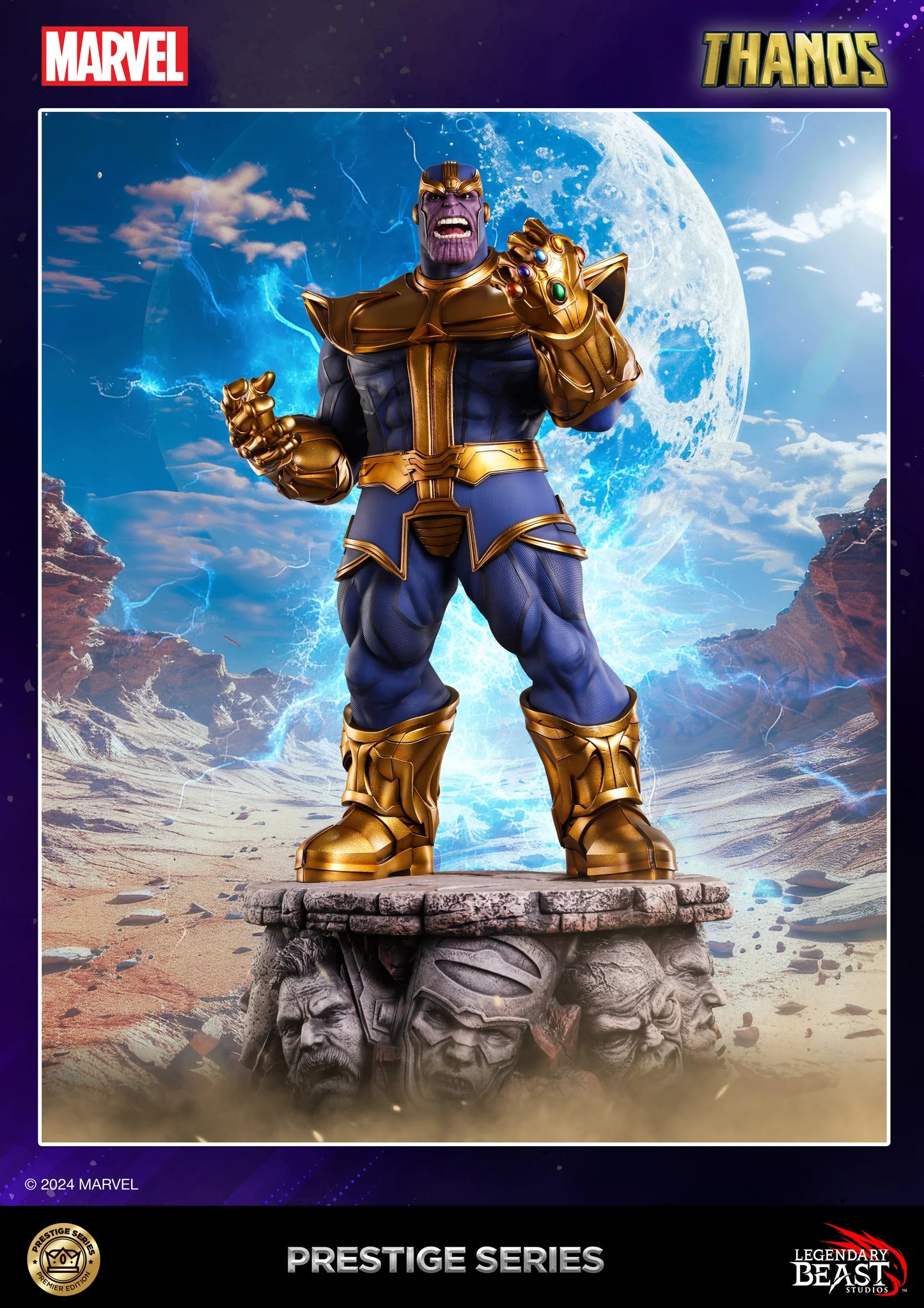 LEGENDARY BEAST STUDIOS - THANOS 1/3 SCALE STATUE - PRESTIGE SERIES (REGULAR)