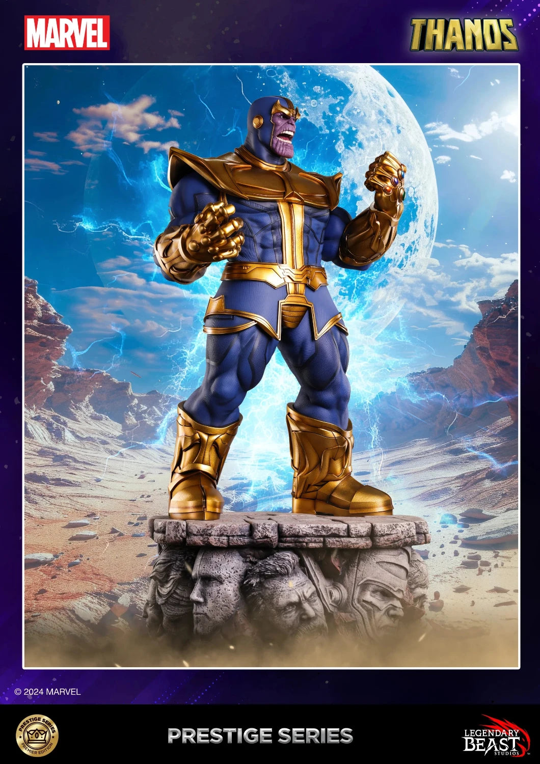 LEGENDARY BEAST STUDIOS - THANOS 1/3 SCALE STATUE - PRESTIGE SERIES (REGULAR)