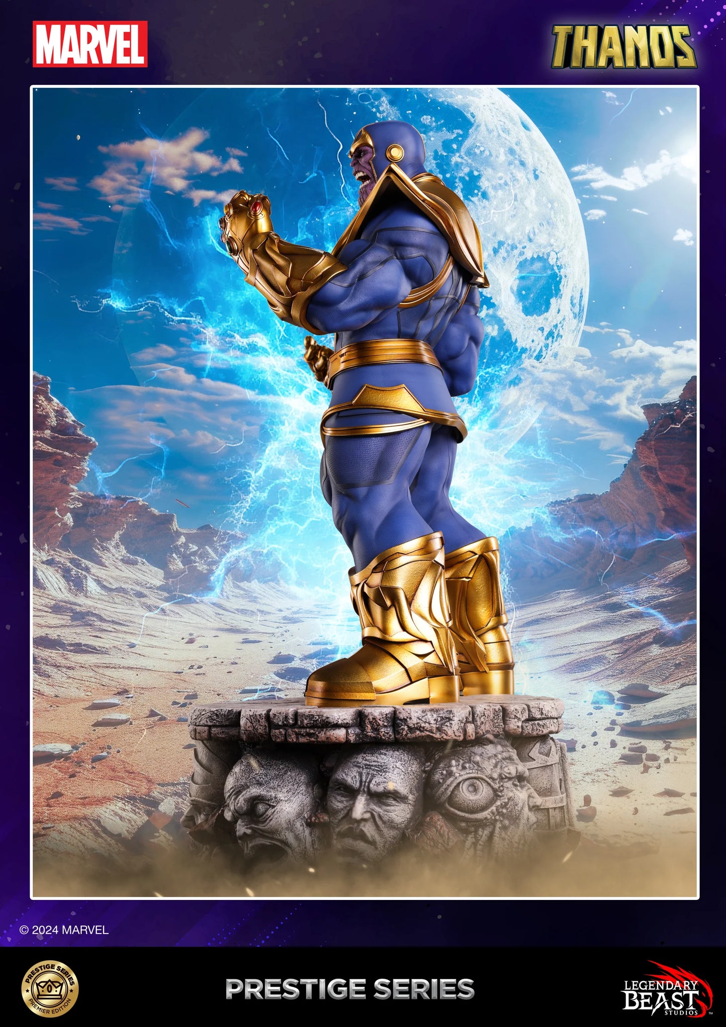 LEGENDARY BEAST STUDIOS - THANOS 1/3 SCALE STATUE - PRESTIGE SERIES (REGULAR)