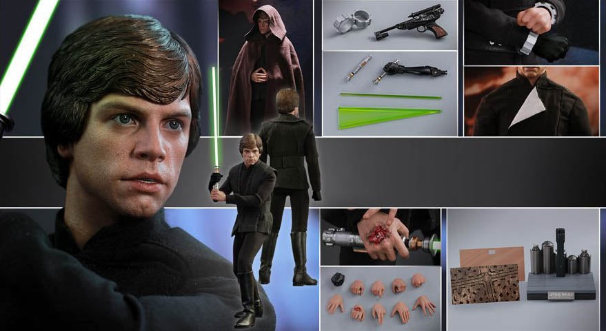 HOT TOYS STAR WARS EPISODE VI RETURN OF THE JEDI LUKE SKYWALKER 1/6 SCALE MMS429 - Anotoys Collectibles